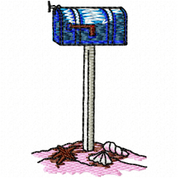 Mailbox Embroidery Design 12